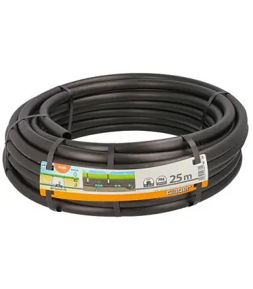 Tube de pose PE D 25mm Longueur 50m, PN6, pour alimentation d‘eau sous-sol