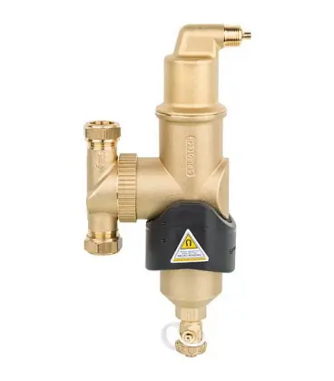 Dégazeur et désemboueur spirocombi avec aimant MB3 DN32 (11/4") fem, 110°C, 10 bar