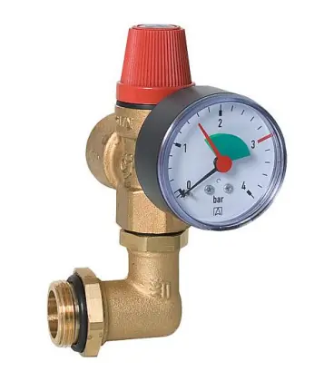 Kit de sEcuritE pour le montage au distributeur 3 bars jusqu‘à 50kW, manomètre 0-4 bars