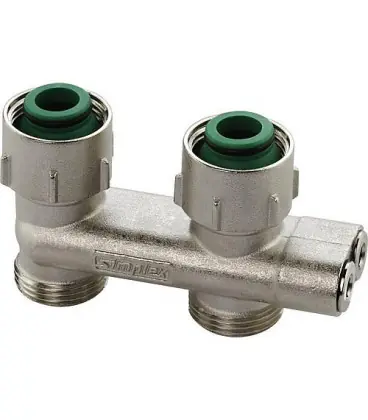 Piece de deviation avec obturation passage droit pour raccord *BG* sur eurocone 3/4‘‘