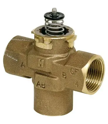 VCZMP6000 Honeywell soupape d inversion 3 voies 1" filfemelle, Kvs 7,7"