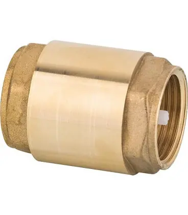Soupape de retenue en laiton avec insert metallique, joint viton 1 1/4"
