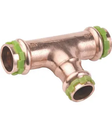 Raccord a sertir en cuivre Contour V T reduit 18x12x18 Type P5130
