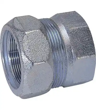 Bouchon de fermeture en fonte malleable Gaz PN 4, Eau PN 16, Typée EK 2" (60,3)