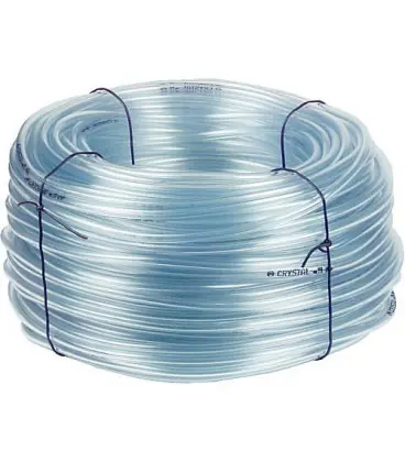 Tuyau transparent en PVC 13 mm int. 1 rouleau 50 epaisseur 3 mm","pouces 1/2" "