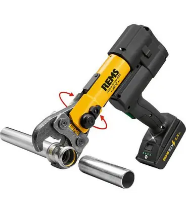 Sertisseuse sans fil REMS 22V ACC avec marche forcé jusqu‘au diam. 110 mm