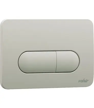 plaque de commande 2 touches pour Evolut/Space plastique blanc universel