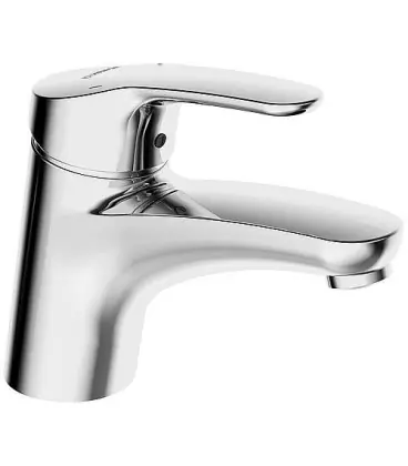 Mitigeur vasque Hansamix sans robinetterie d‘écoulement tuyau en cuivre, entraxe 141mm