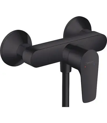 Mitigeur douche Hansgrohe Talis E, en saillie noir mat, saillie 64 mm