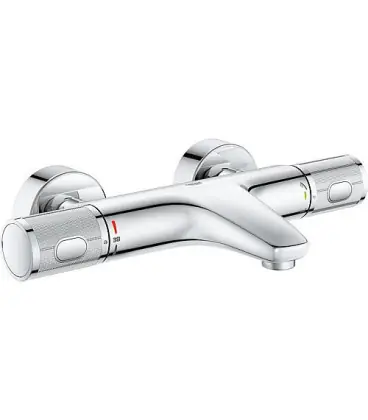 Thermostat de baignoire Grohe Grotherm 1000 Performance chrome entraxe 173 mm