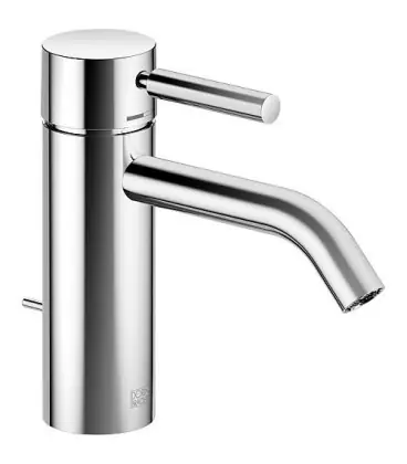 Mitigeur vasque Dornbracht META 77 mm hauteur du bec avec robinetterie d‘écoulement, chrome