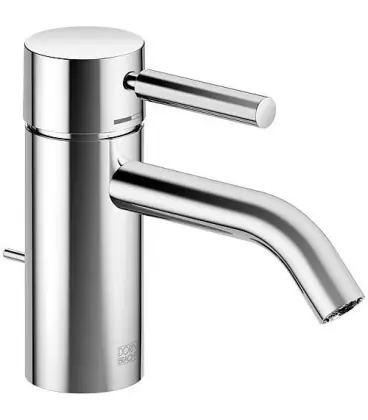 Mitigeur vasque Dornbracht META 52 mm hauteur du bec avec robinetterie d‘écoulement, chrome