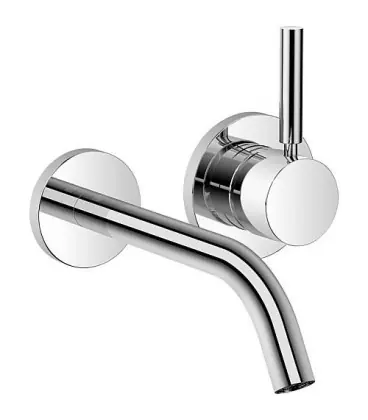 Mitigeur vasque-mural Dornbracht META, sans robinetterie d‘écoulement, chrome