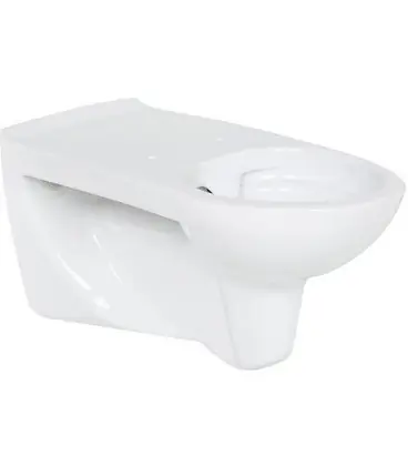 WC suspendu Elida sans bord de rinçage, céramique blanc, Lxhxp 380x390x730mm