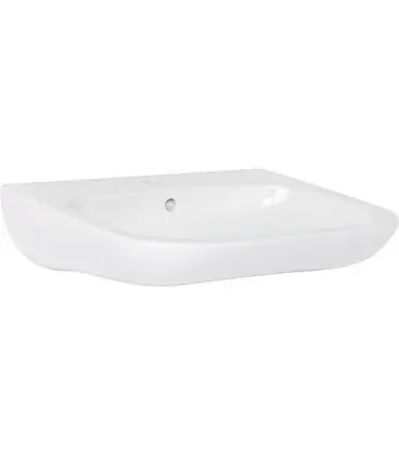 Vasque Duravit D-Code 600 mm avec trop plein, 1 percage mitigeur