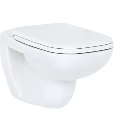 Combi-Pack Duravit D-Code WC suspendu sans rebord avec abattant WC softclose, blanc