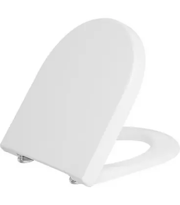Abattant WC Duravit Starck 3 Softclose, blanc, avec charniere inox lxhxp 380x30x383 mm