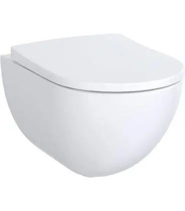 WC suspendu Geberit Acanto blanc, sans bord de rincage lxpxh 350x510x335mm