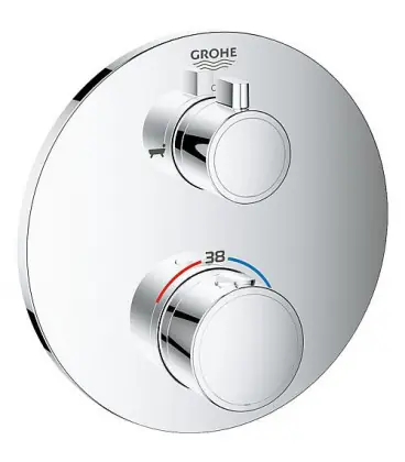 Thermostat Grohe Grohtherm baignoire (ronde) pour 35600 Inverseur 2-voies, chrome
