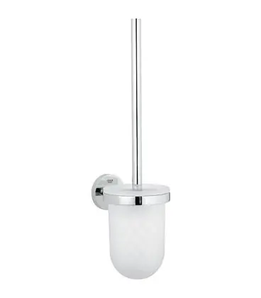 Garniture de brosse de toilette Essentials modele mural Chrome