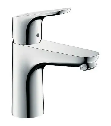 Mitigeur lavabo 100 Focus, chromé, DN15, ComfortZone 100, sans garniture d‘écoulement