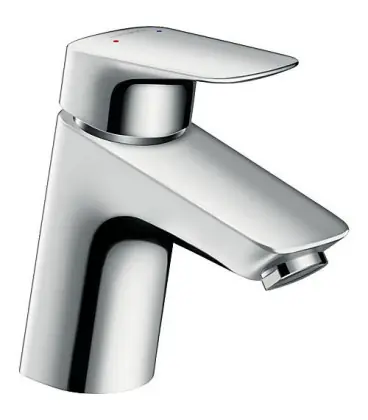 Mitigeur lavabo Hansgrohe 70 Logis chromé avec garniture d‘ecoulement