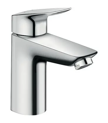 Mitigeur de lavabo Hansgrohe Logis 100, chromé, sans écoulement Hauteur 187 mm