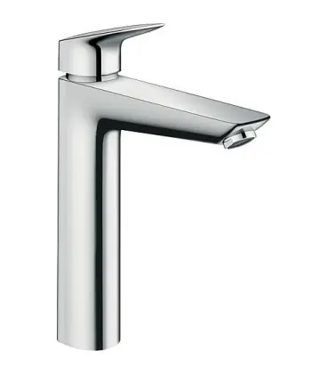 Mitigeur lavabo Hansgrohe 190 Logis chromé avec garniture d‘écoulement