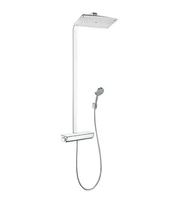 Raindance Select 360 Showerpipe, chrom 360x190mm,douchet,bras,flex.1,60 m,ther,support