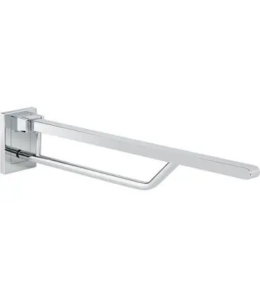 Hewi poignée de maintien Duo Longueur 850mm, chromé pliable