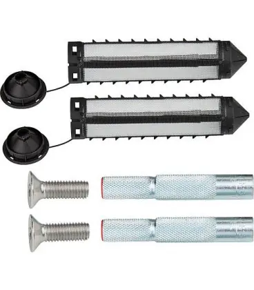 Hewi fixations pour poignée de maintien/assise pour murs en béton poreux