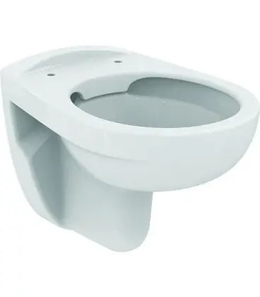 WC mural Ideal Standard Eurovit, sans bord de rincage blanc