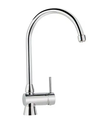 Mitigeur d‘évier KWC chromé, 360° orientable basse-pression