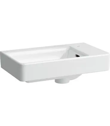 Lave-main Laufen Pro S 480x280mm, blanc, avec trop-plein 1 trou robinet a droite