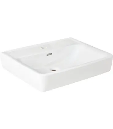 Vasque Laufen PRO A blanc, avec trop-plein, encastrable lxhxp 600x170x480mm