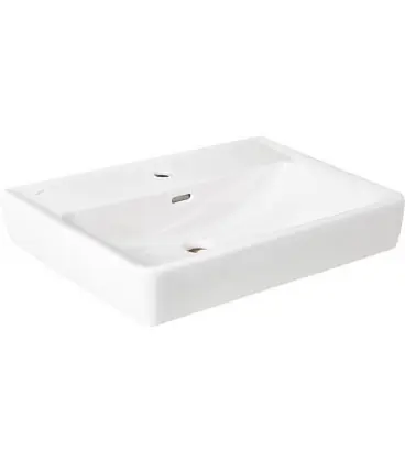 Vasque Laufen PRO A blanc, avec trop-plein, encastrable lxhxp 650x170x480mm