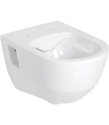 WC suspendu Laufen PRO blanc sans bord de rincage, avec niche fixation, lxhxp 360x340x530mm