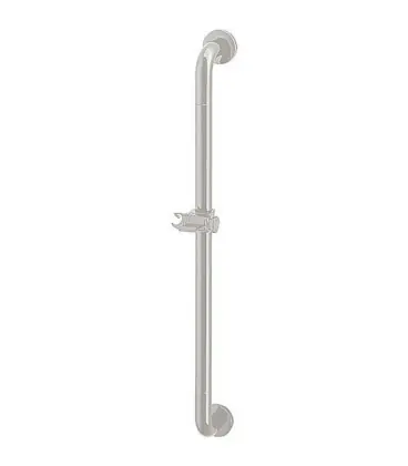 Barre de douche en nylon couleur Blanc 19 Mesure 800 mm / fixation incluses