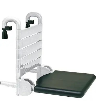 Siege suspendu pliable en nylon lxhxp 410 x 459 x 564 mm couleur blanc