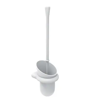Garniture de brosse WC en nylon couleur blanc