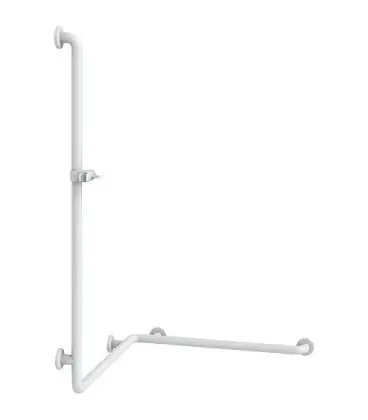 Douchette avec barre de douche couleur blanc 19 763x400x1158mm/fixation incluse