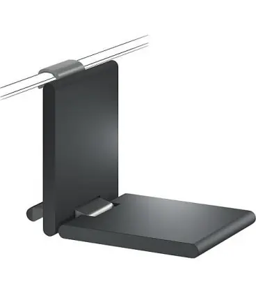 Siege rabattable Série Cavere en alu, antracite 95 lxpxh 380x563x410 mm