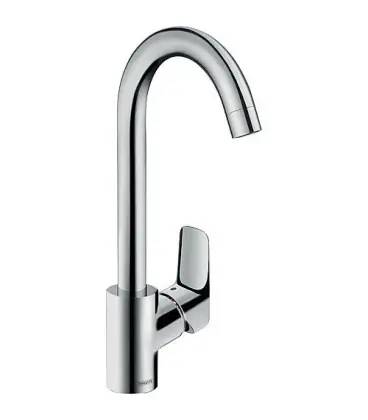 Mitigeur d‘evier Hansgrohe Logis M31, commande laterale plage pivot. 360°,saillie 145mm