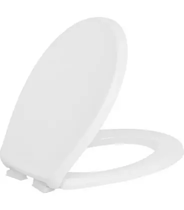 Abattant WC Nemo, blanc en Duroplast, Softclose lxhxp 383x49x460mm