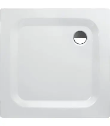 Receveur Edura lxhxp 1000x40x1000mm acier émaillé 3,5 mm
