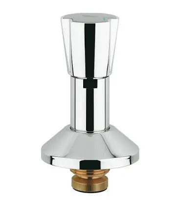 Tete Grohe 11515 1", pour robinetterie encastrée, croisillon bleu/rouge, chromé