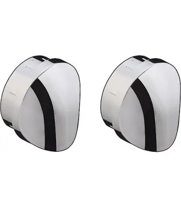 Couvercle Hansgrohe, chrome pour barre de douche Unica‘s 2 pcs