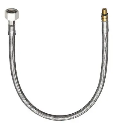 Flexible de raccordement Hansgrohe Diam filetage M8 x G 3/8 L 450 mm