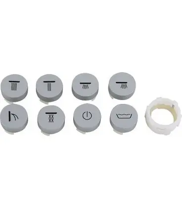Boutons avec symbole Hansgrohe pour mitigeur thermostatique ShowerSelec 92218000