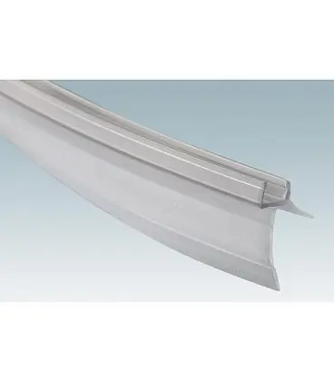 Profil hydrofuge courbe, pour verre 6mm, longueur 835mm, emballage 2 pcs, ref. 059635034